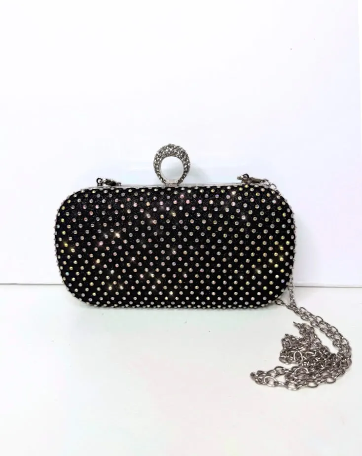 Royal Nightfall Clutch - Black