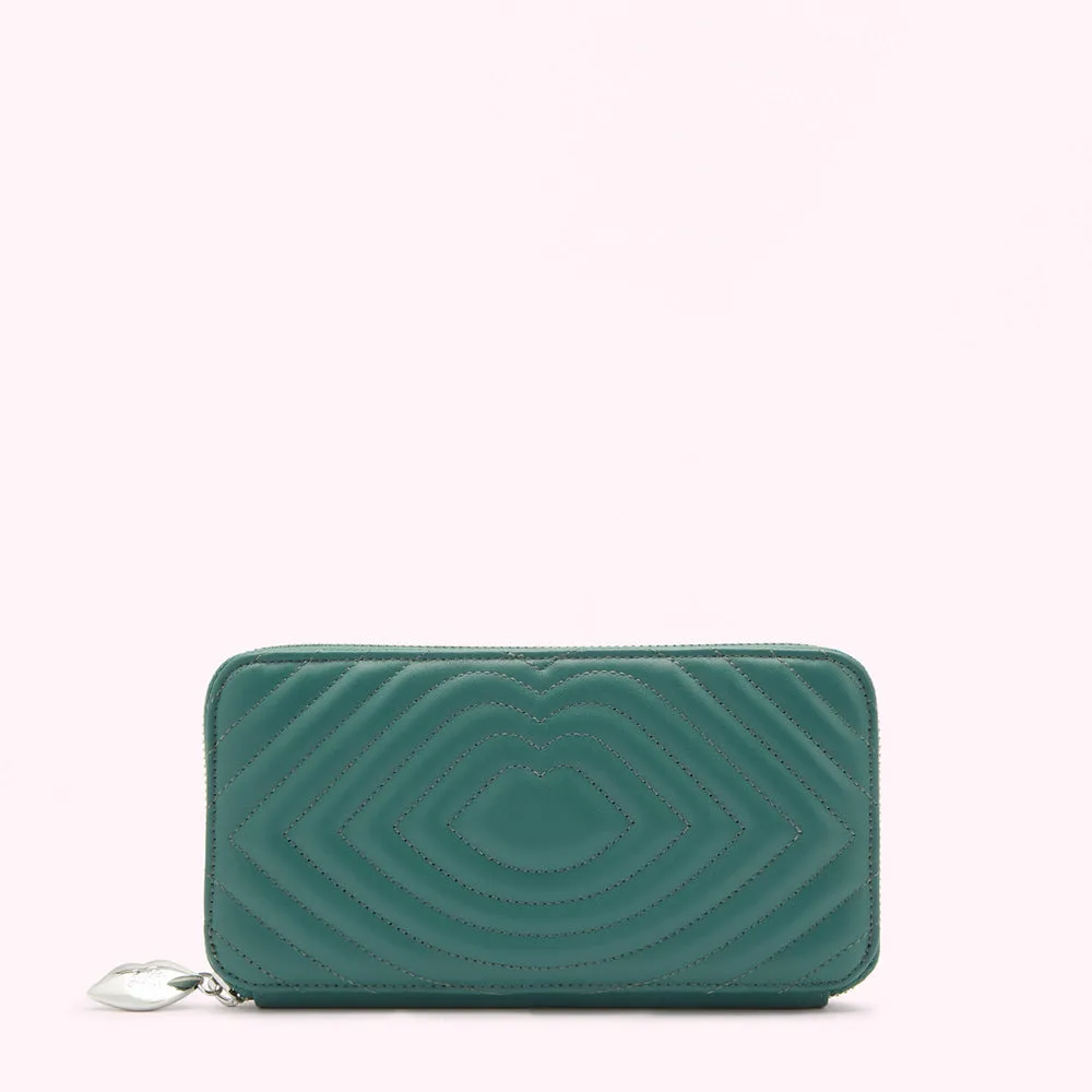 SEAPINE LIP QUILTED LEATHER TANSY WALLET