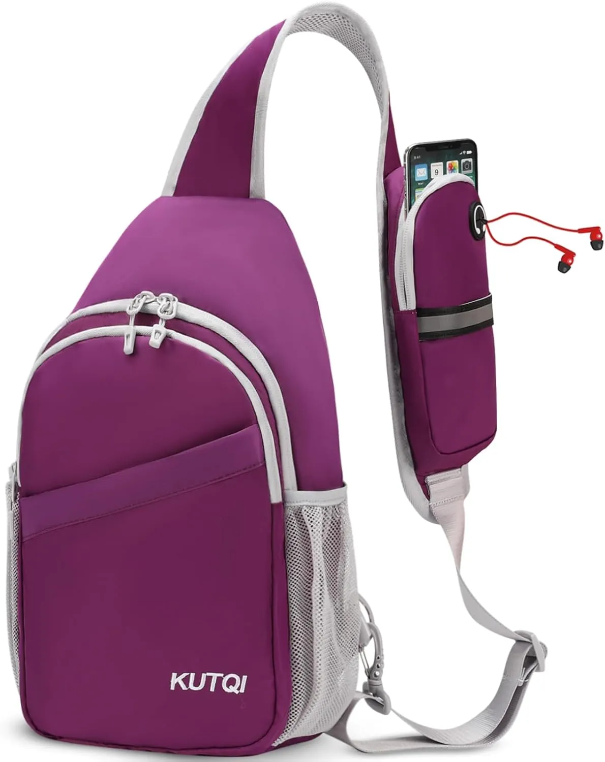 Sling Backpack Crossbody Sling Bag for Women Men Multipurpose Travel Essentials Hiking Chest Bag Daypack
