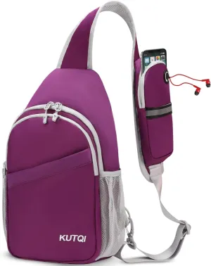 Sling Backpack Crossbody Sling Bag for Women Men Multipurpose Travel Essentials Hiking Chest Bag Daypack