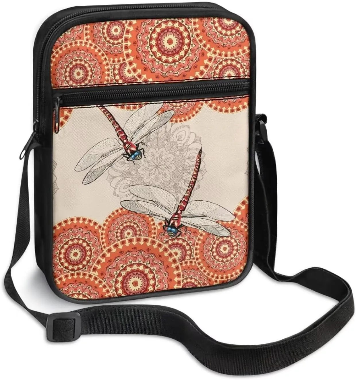 Small Messenger Bag Small Crossbody Bags for Women Men Sling Bag Shoulder Bag with Multi Pockets