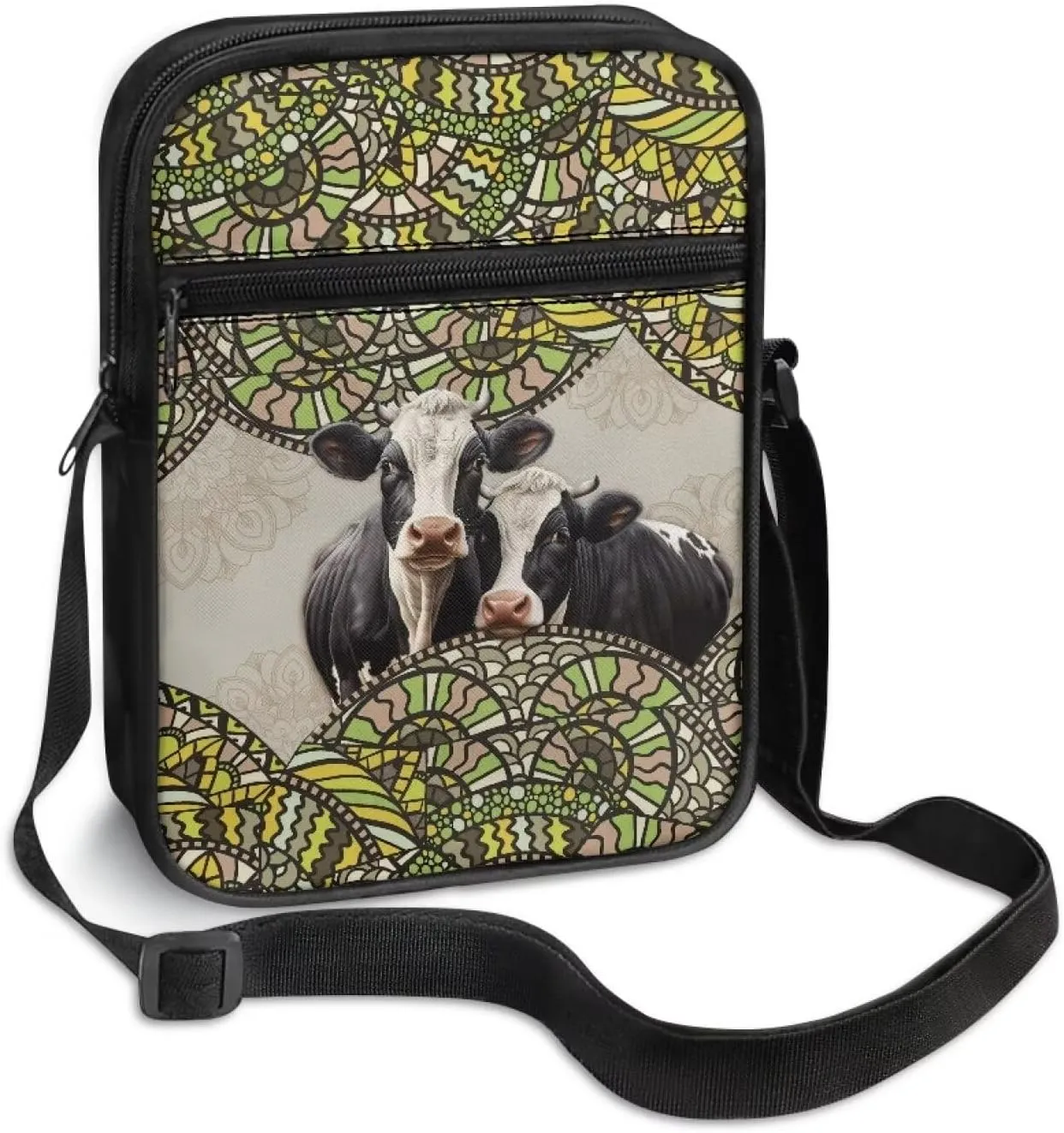 Small Messenger Bag Small Crossbody Bags for Women Men Sling Bag Shoulder Bag with Multi Pockets