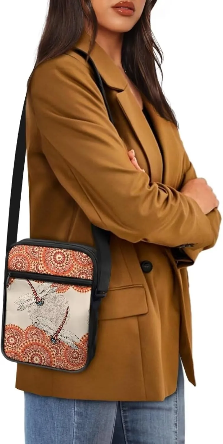 Small Messenger Bag Small Crossbody Bags for Women Men Sling Bag Shoulder Bag with Multi Pockets