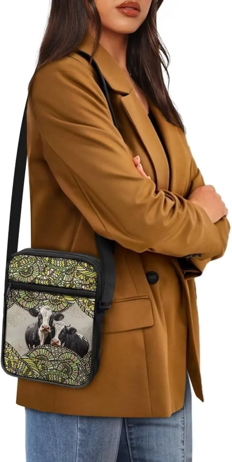Small Messenger Bag Small Crossbody Bags for Women Men Sling Bag Shoulder Bag with Multi Pockets