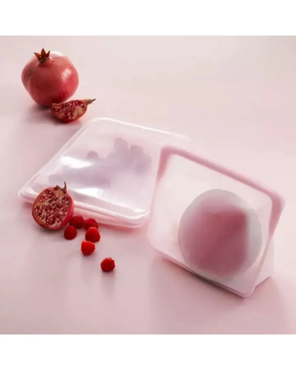 Stasher 1.9L Reusable Silicone Storage Bag Rainbow Pink