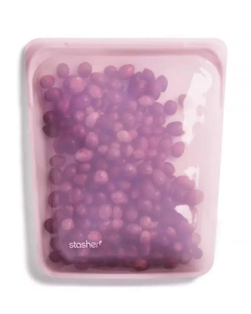 Stasher 1.9L Reusable Silicone Storage Bag Rainbow Pink