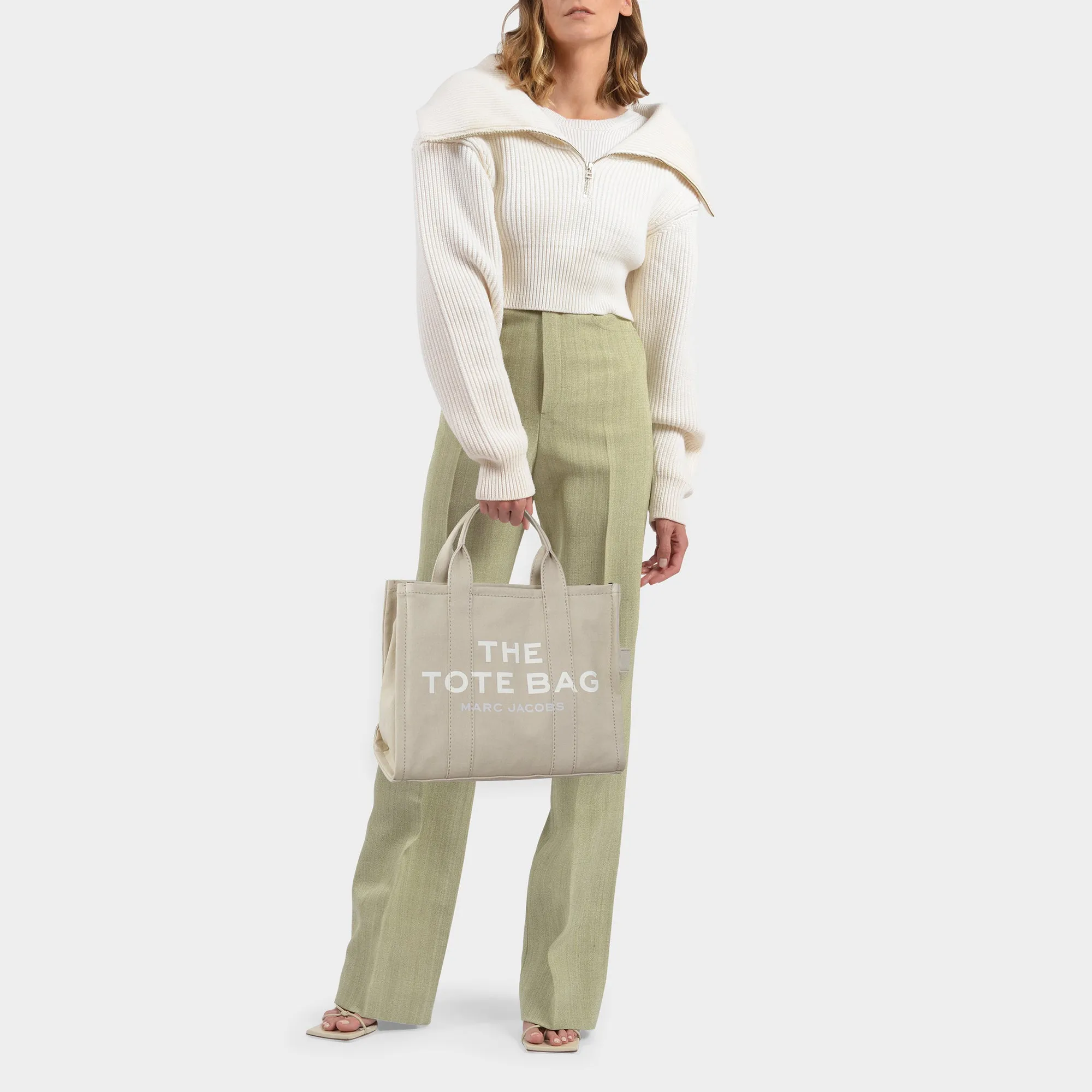 The Medium Tote Bag - Marc Jacobs - Coton - Beige