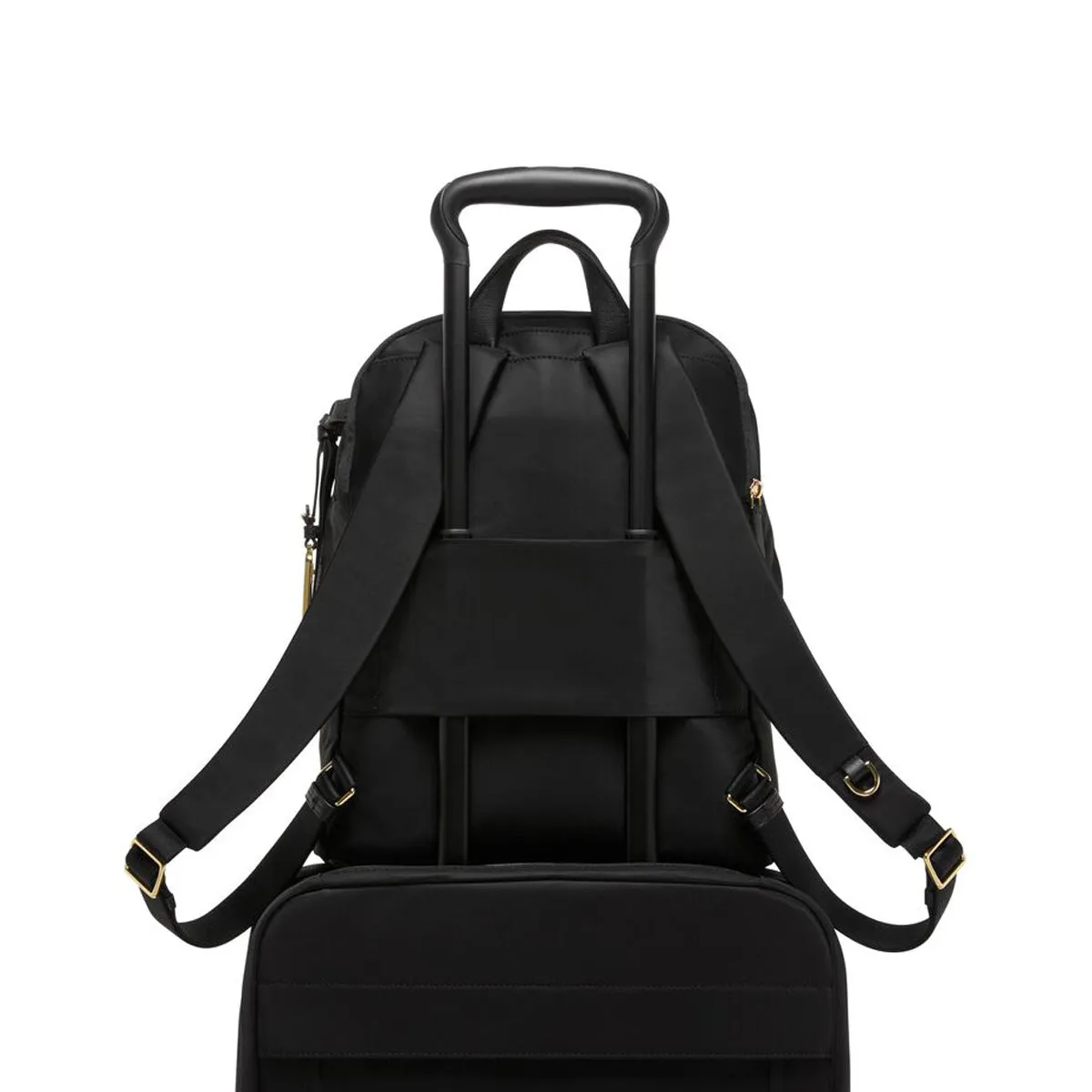 Tumi Voyageur Halsey Backpack- Black/Gold