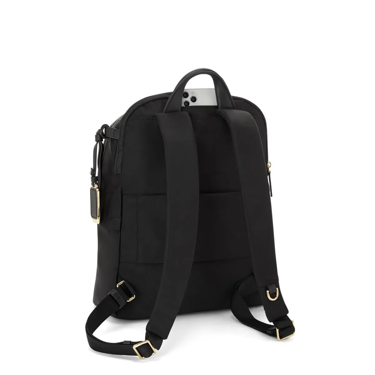 Tumi Voyageur Halsey Backpack- Black/Gold