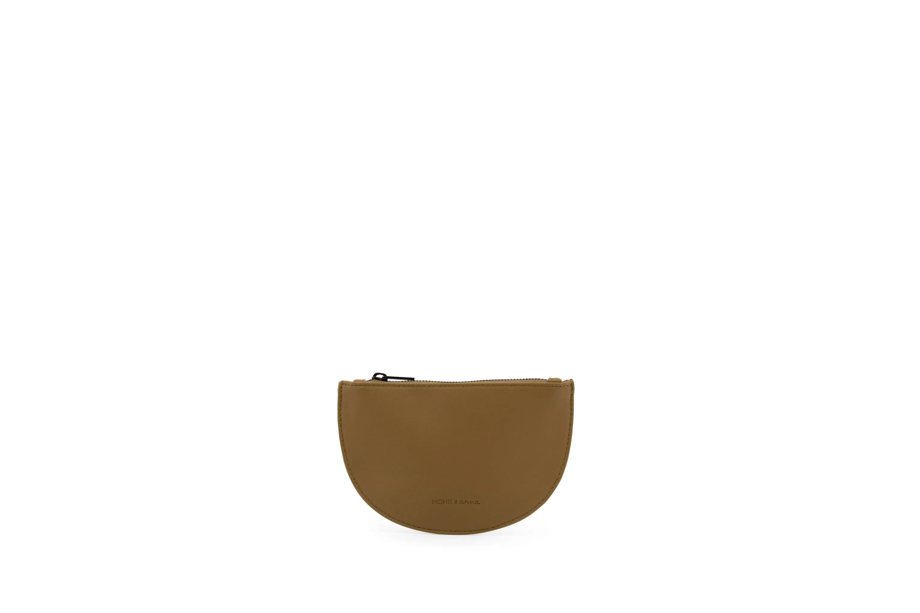 Vegan Leather Half Moon Wallet